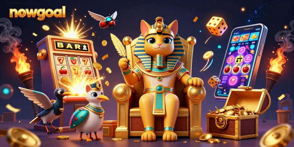 Experience the thrilling excitement of nowgoal live betting with dynamic sports elements and captivating characters.