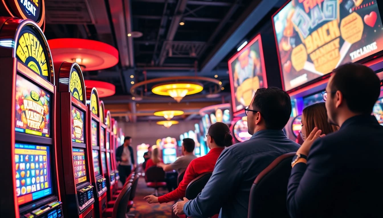 Menangkan jackpot dengan slot resmi dalam suasana kasino yang meriah.