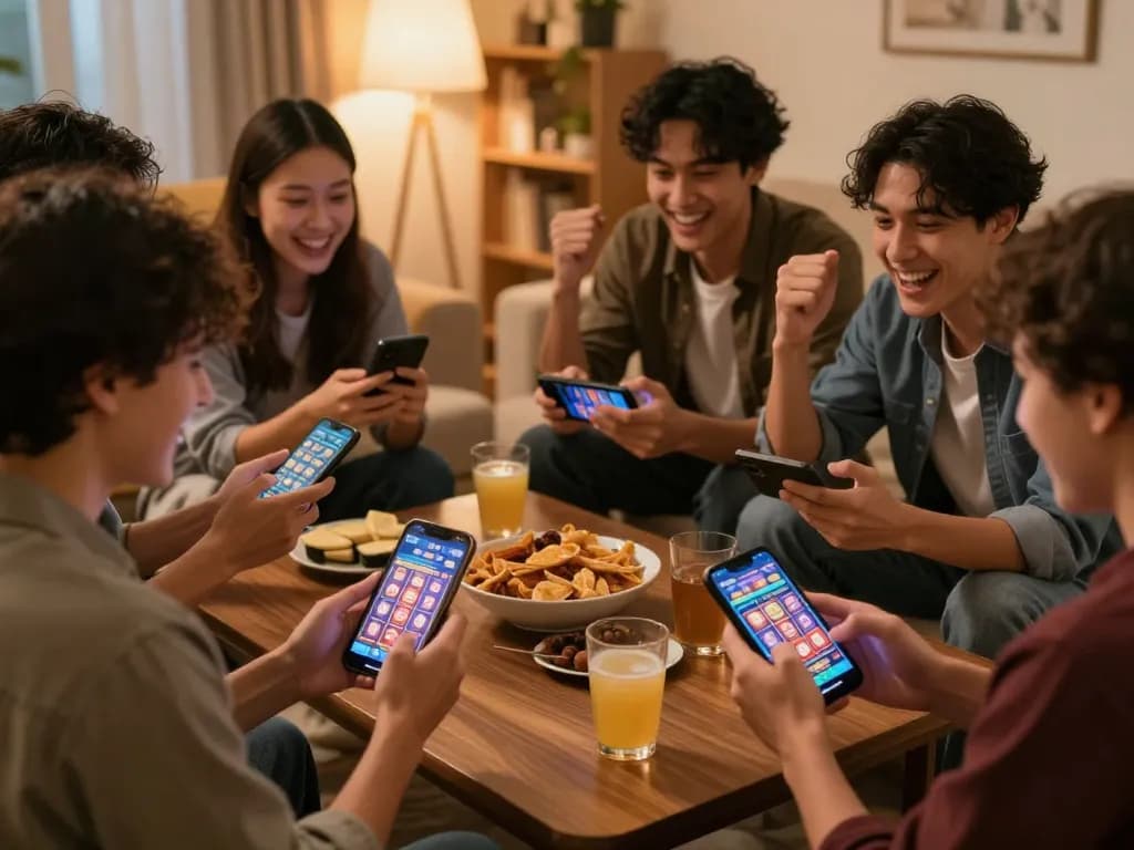 Pemain MPO1221 terlibat dalam permainan slot online yang mendebarkan dari suasana rumah yang nyaman