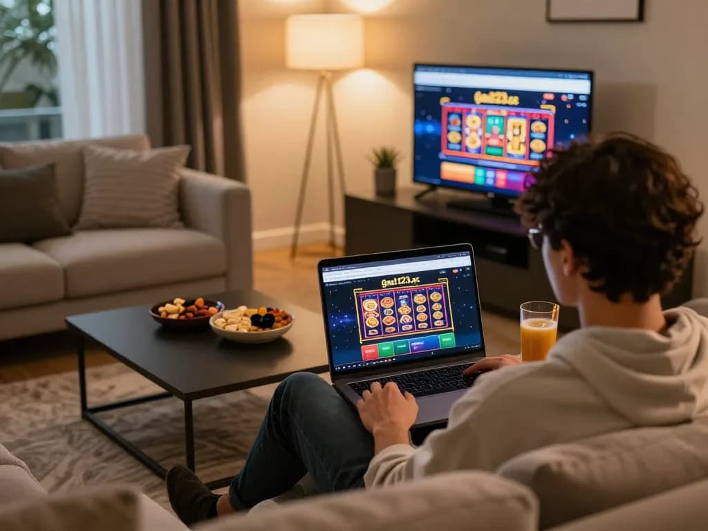 Engaging online gaming experience on goal123.ac with vibrant casino graphics.