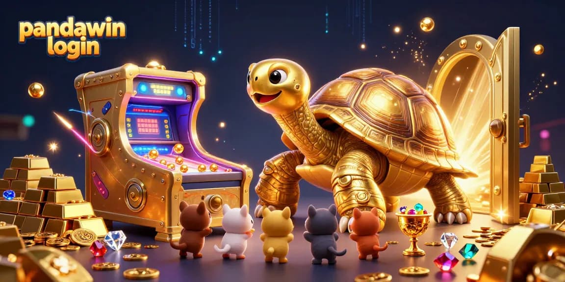 Experience pandawin login with a thrilling scene of gaming magic and excitement.