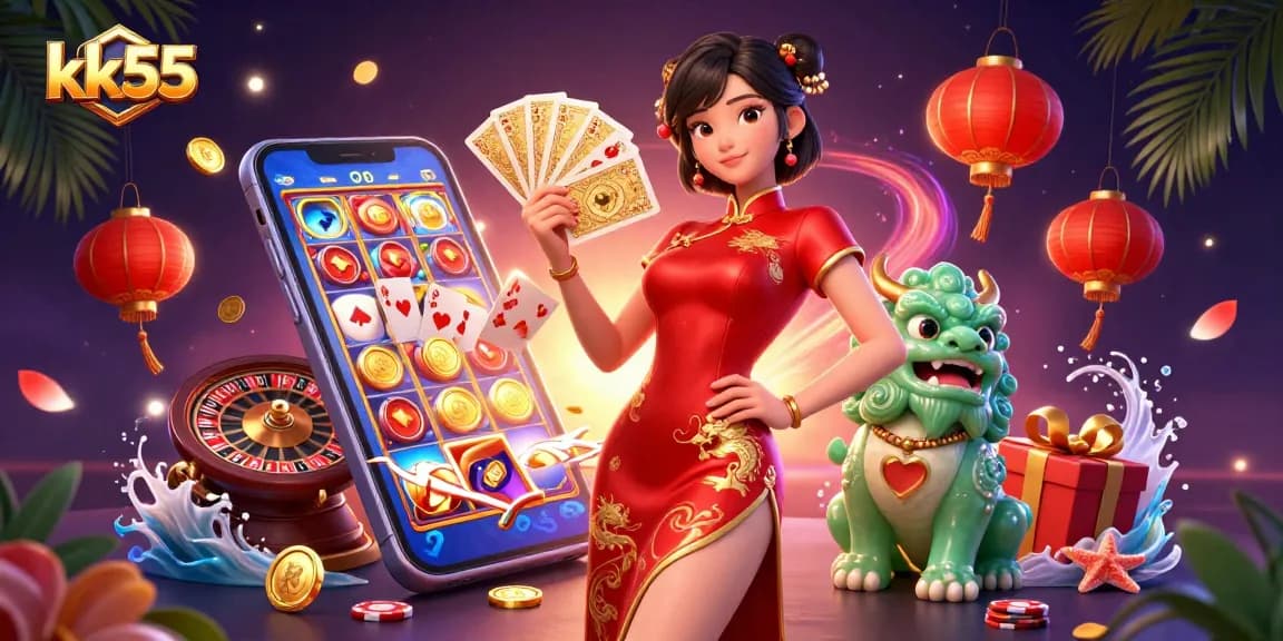 kk55 engages players with a vibrant online casino scene filled with exciting games and rich visuals.