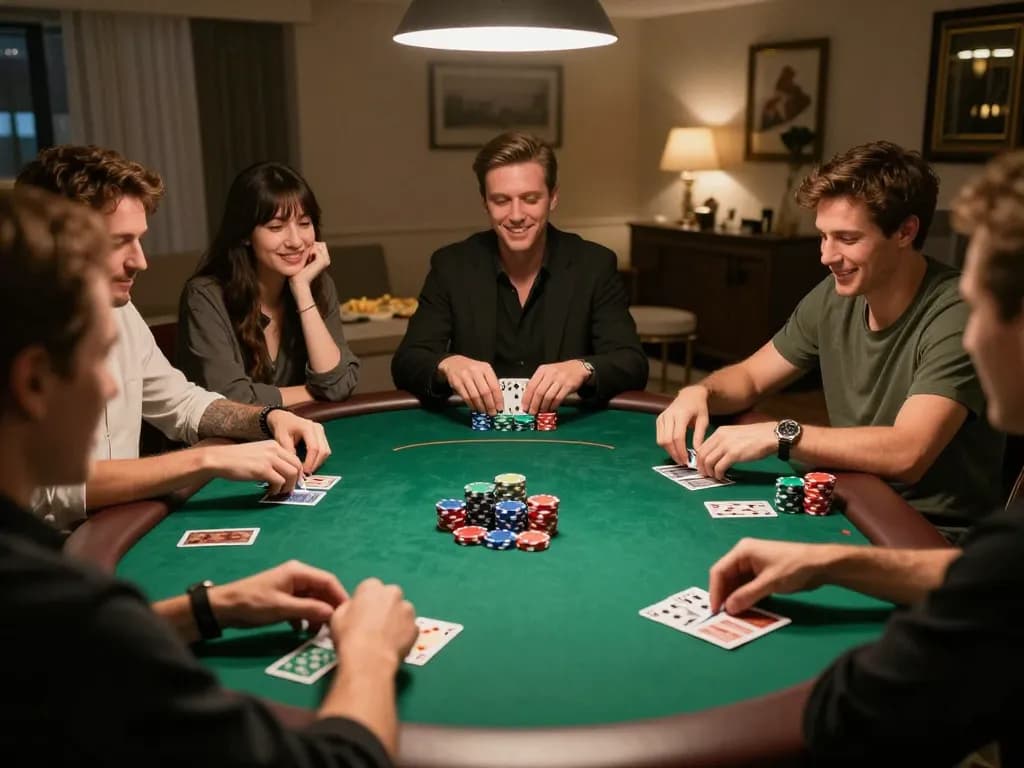 LUCK8 tổ chức một đêm poker thú vị với bạn bè, nổi bật với lối chơi chiến lược và tương tác xã hội.