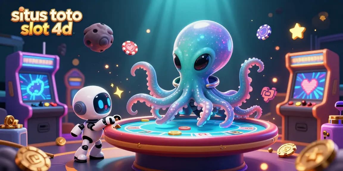 Play exciting games at situs toto slot 4d in a vibrant 3D alien casino universe!