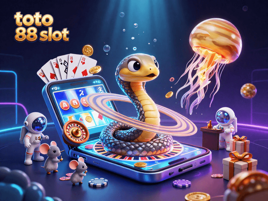 Engage in thrilling gameplay with the exciting toto 88 slot surrounded by fun cosmic casino elements.