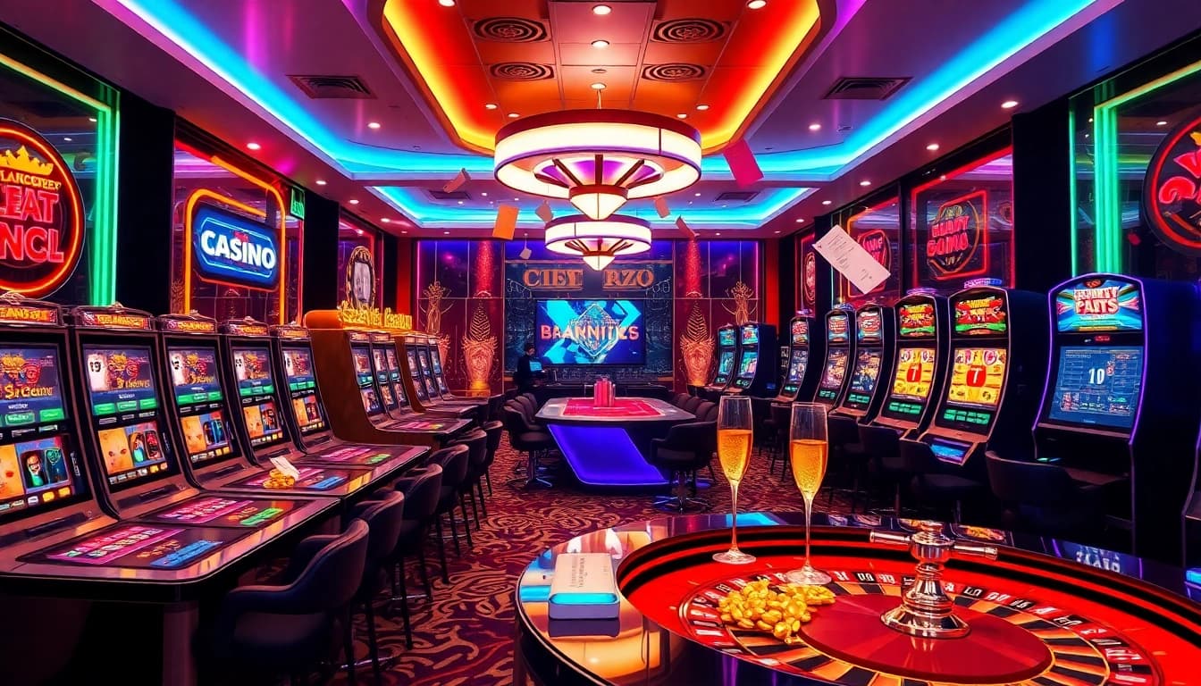 C168 online casino scene with vibrant gaming tables and enthusiastic players.