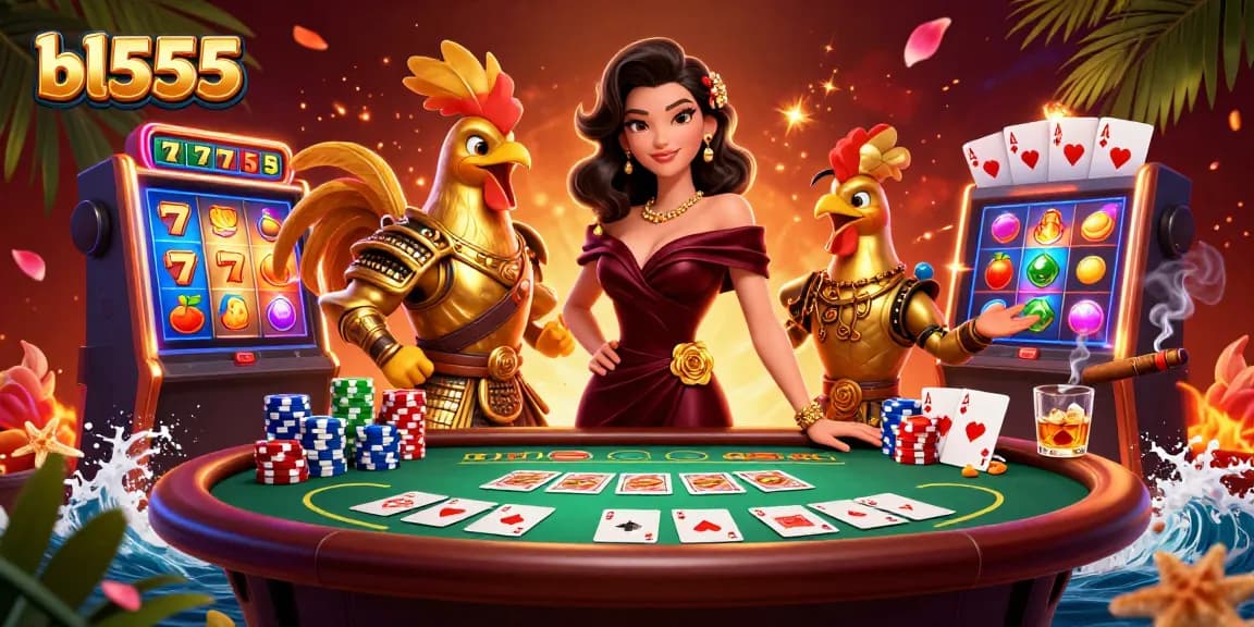 Engage in thrilling gameplay at bl555, featuring glamour and excitement with poker elements.