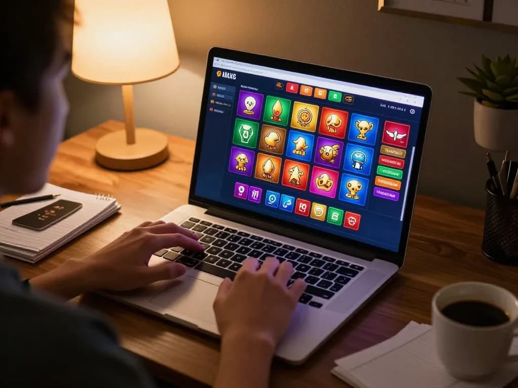 Engaging in live dealer gaming on KJC online platform with vibrant game interface visible.