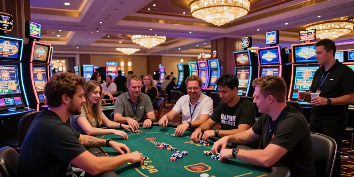 Exciting gaming atmosphere at a credit card casino in the UK, featuring players enjoying various games, capturing the vibrant energy of https://dentalgroups.co.uk.
