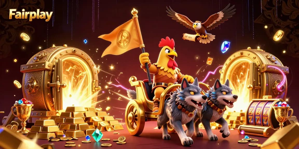 Experience the excitement of Fairplay casino with treasure-filled slots and a dynamic gaming scene