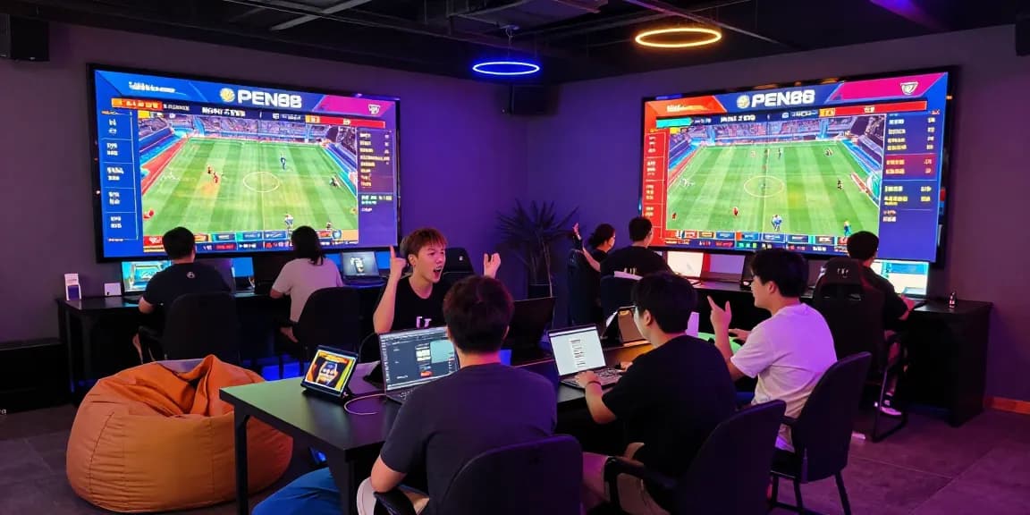 Online gaming atmosphere at https://open88c.com/ with players engaged in live sports betting and vibrant visuals.