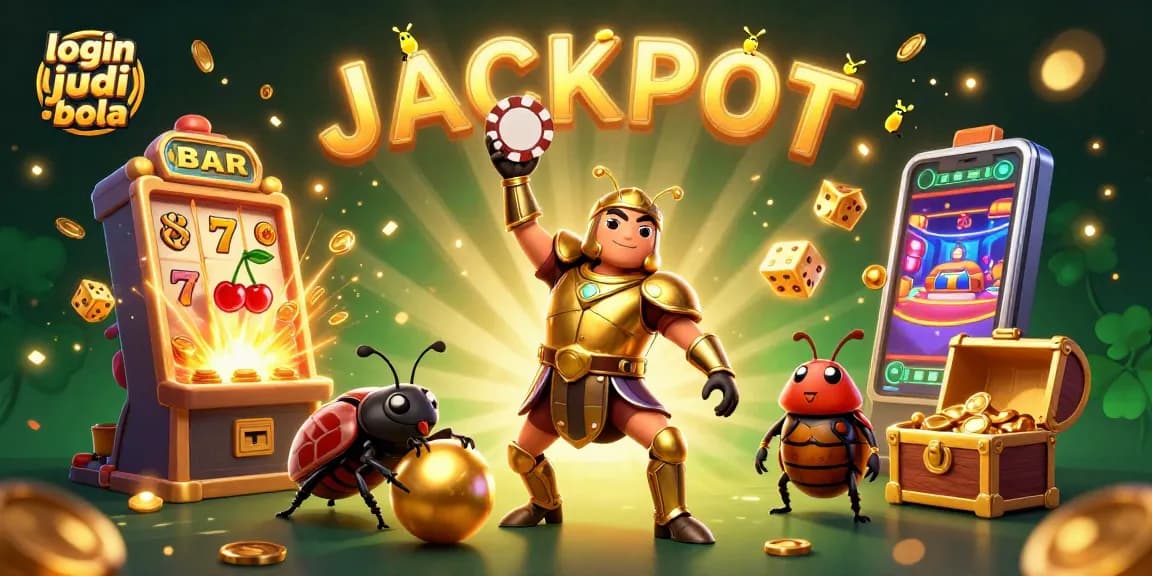 Bet on your luck with login judi bola showcased through a vibrant 3D casino scene.