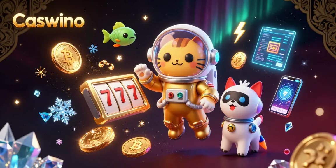 Engage with the thrilling Caswino casino experience featuring vibrant slots and crypto elements.