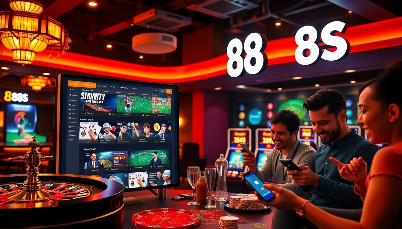 The online betting experience at https://8scom.dev/ featuring vibrant casino games and a user-friendly interface.
