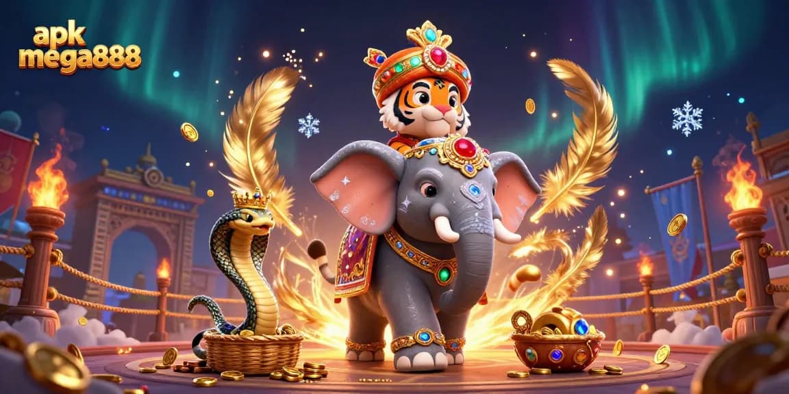 Spin and win with the apk mega888 app, featuring an immersive casino adventure with magnificent characters.