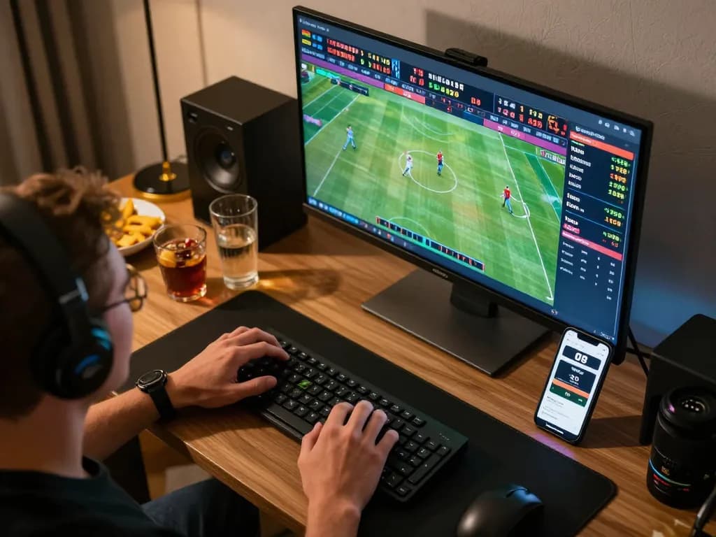 Bet on O8 with excitement as players strategize sports betting at home