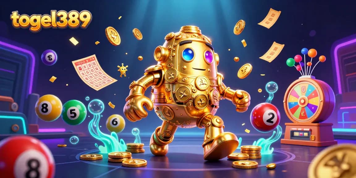 Experience exciting gaming moments with togel389's vibrant lottery scene showcasing dynamic elements.