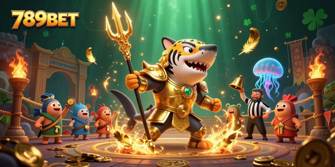 Experience the excitement at 789BET with a dynamic 3D casino showdown in an underwater colosseum.
