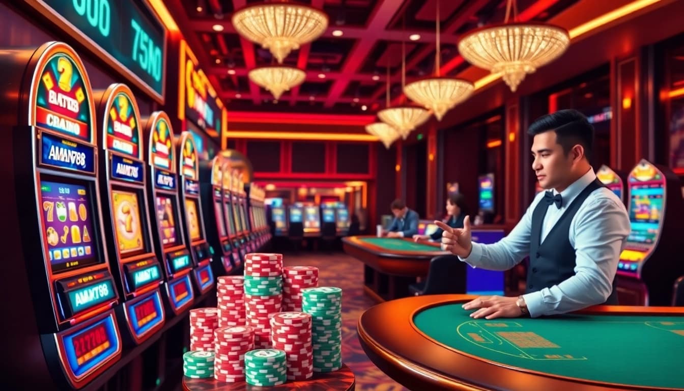 Rasakan sensasi slot online AMAN788 dengan permainan yang berwarna-warni dan jackpot yang melimpah.