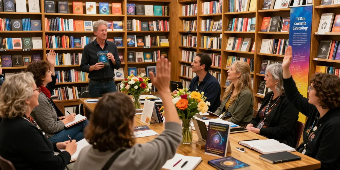 Engaging book launch event at https://tallengreenfield.com featuring T Allen Greenfield's UFOnauts.
