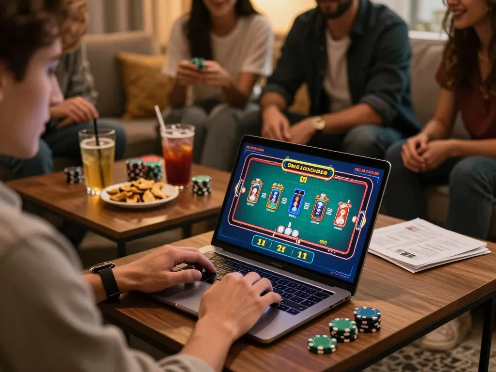 Engage with IDC88JOKER gameplay during an exciting online casino session.