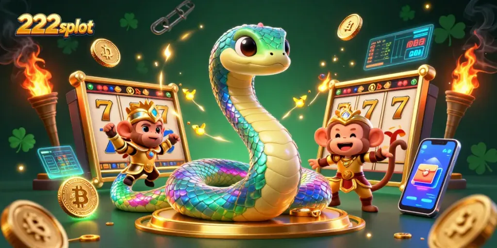 Gulungan slot yang berputar dan chip kasino 222slot dalam permainan menegangkan meningkatkan peluang menang.