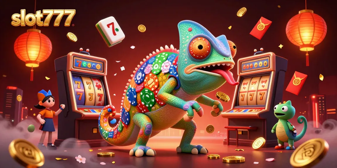 Experience the thrill of slot777 with vibrant casino illustration showcasing dynamic gaming elements.