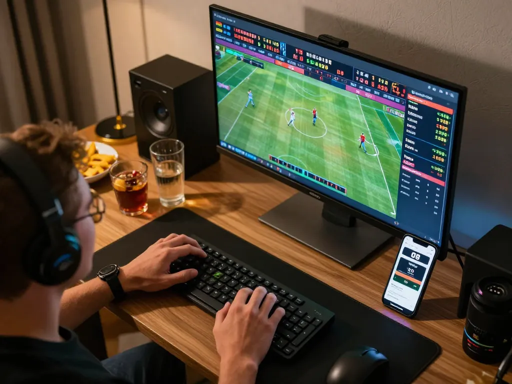 Bet on O8 with excitement as players strategize sports betting at home