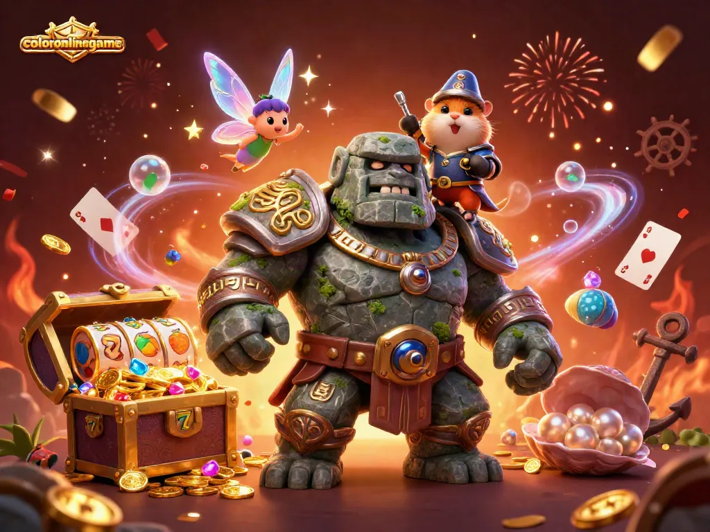 Join the fun in coloronlinegame with a dynamic casino scene filled with colorful characters and slots.