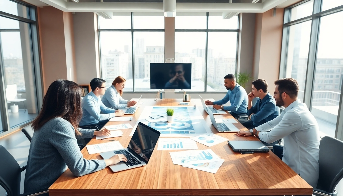 Suivi des actualités de la finance décentralisée lors d'une réunion dynamique de professionnels.