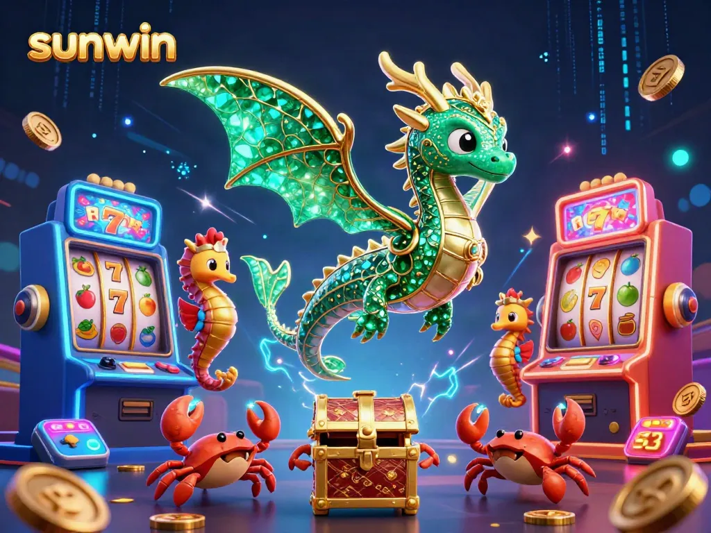 Experience thrilling gameplay with sunwin's vibrant slot machines and characters in stunning casino dynamics.