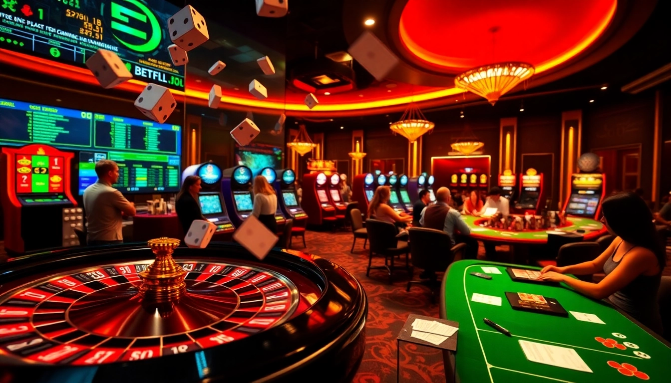 Engage in Lô đề trực tuyến betting activities in a vibrant online casino atmosphere.
