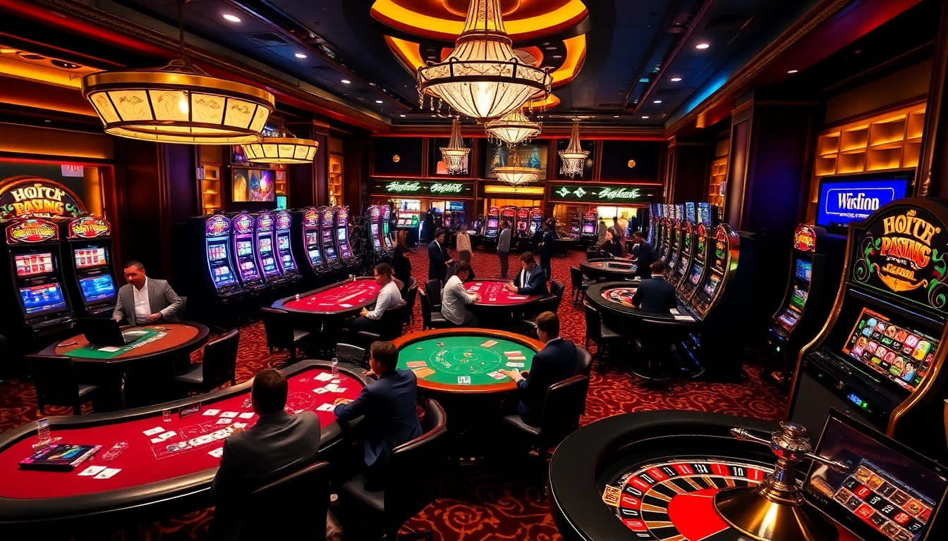 Play at NHÀ CÁI B8 with engaging casino tables and exciting games in a vibrant atmosphere.