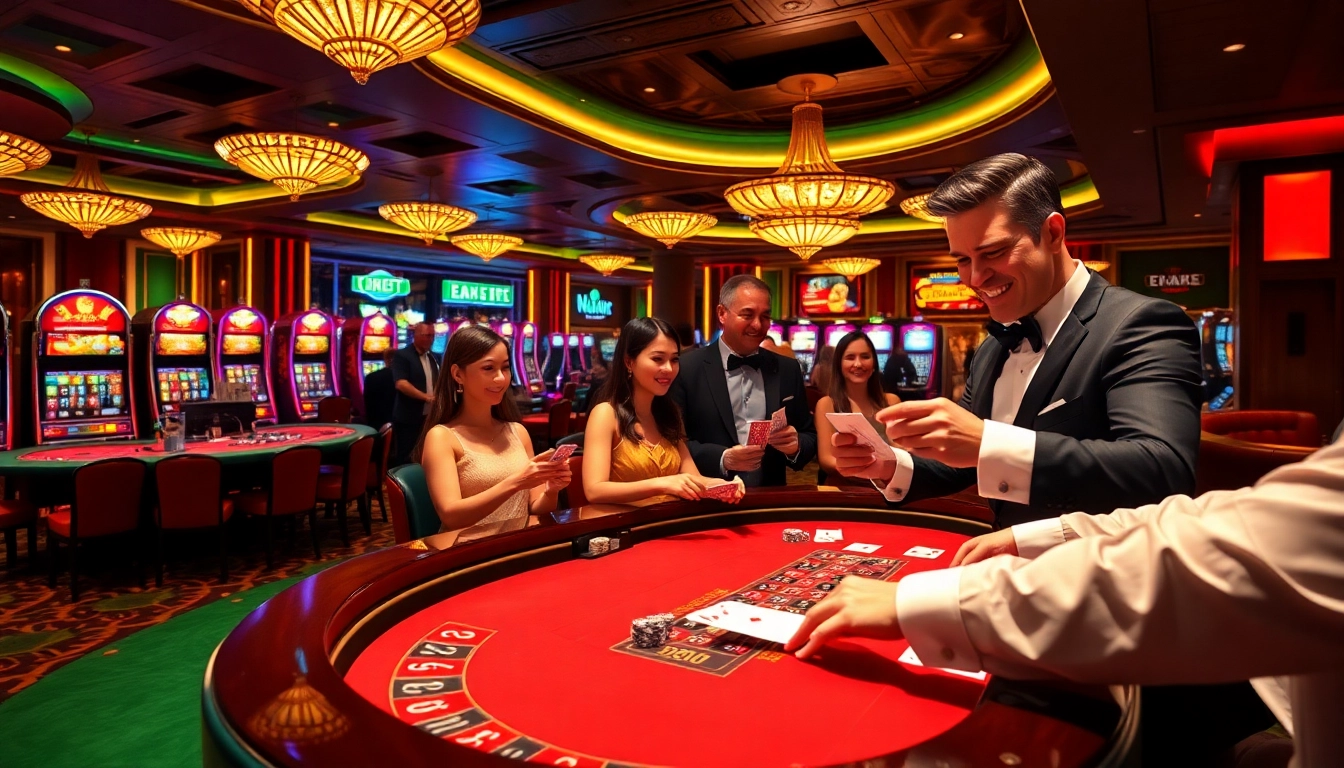 Experience the thrill of NHÀ CÁI HBBET with stunning casino visuals and engaging games.