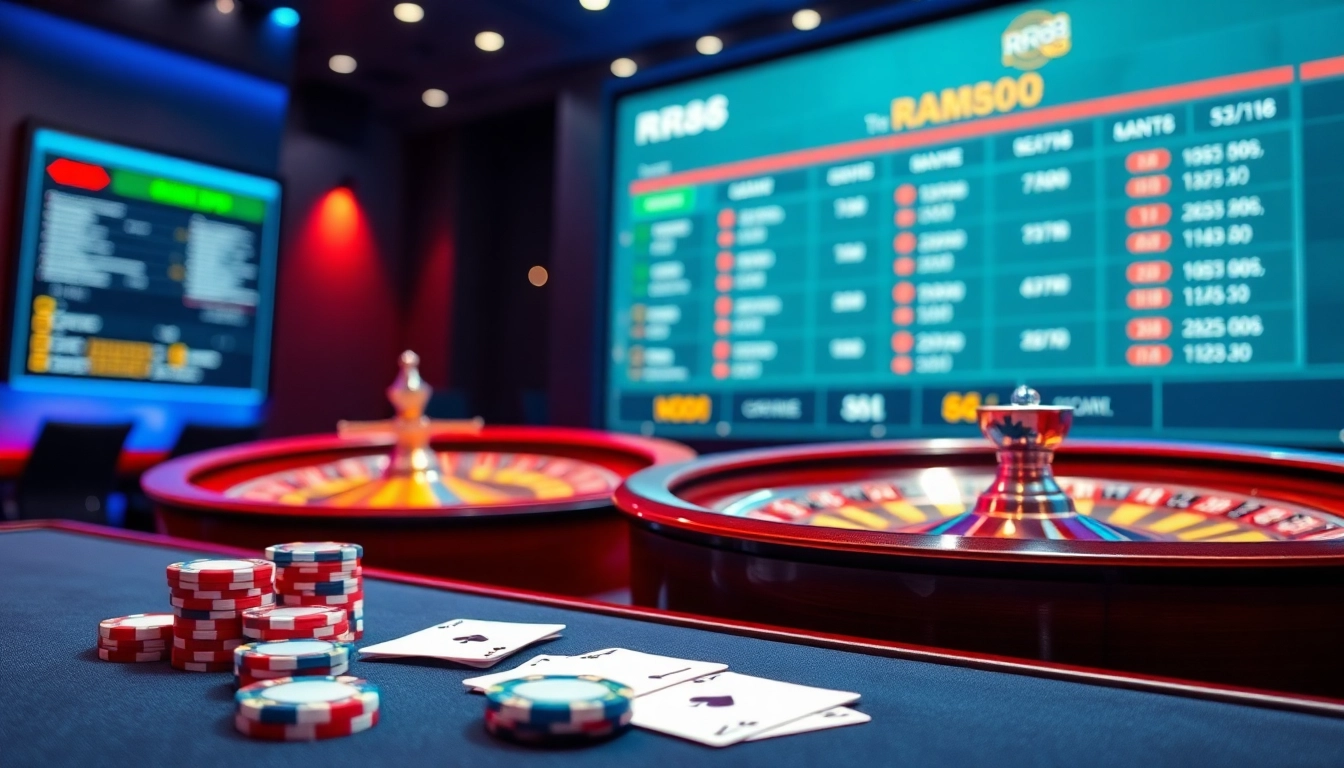 Experience thrilling games at Nhà Cái RR88 with professional casino tables and engaging betting options.