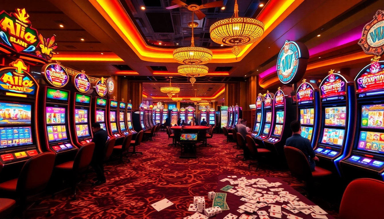 Experience the thrill of slot game terbaru di sini with vibrant slot machines and an exciting casino atmosphere.