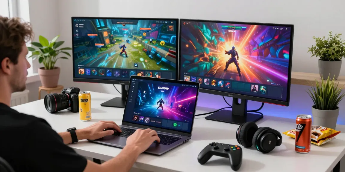 Engaging scene of a user exploring Slot7000 gaming platform with vibrant visuals and modern tech elements.